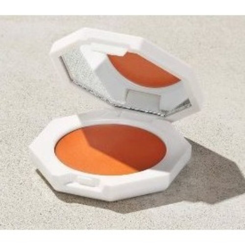 Fenty Beauty Cheeks Out Freestyle Cream Blush Fuego Flush Tangerine Shimmer NEW